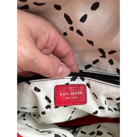 Kate Spade Fremont Place Carmen Gazpacho Red Fold over Handbag - Picture 12 of 16